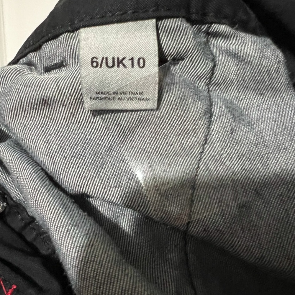 Bdg urban outfitters black cargo pants streetwear casual size 6 - Picture 5 of 7